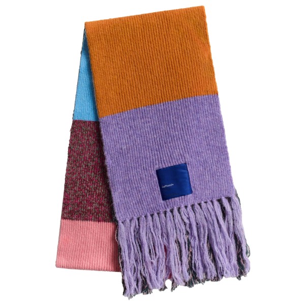 Selfhood Soft Stripe Scarf Sjaal Purper