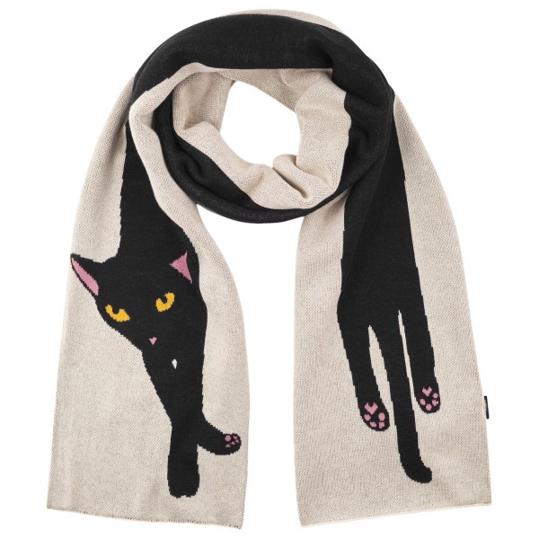 DEDICATED Scarf Rossberga Long Cat Sjaal Beige