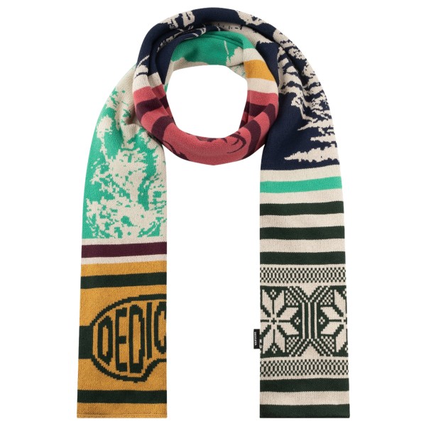 DEDICATED Scarf Rossberga Retro Ski Blocks Sjaal meerkleurig Multicolor