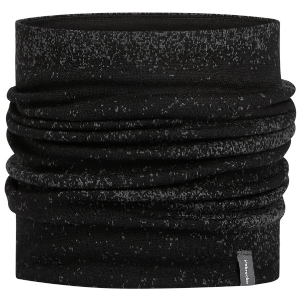 Icebreaker Merino 260 Oasis Vertex Reversible Chute Chillwave Halsdoek Zwart