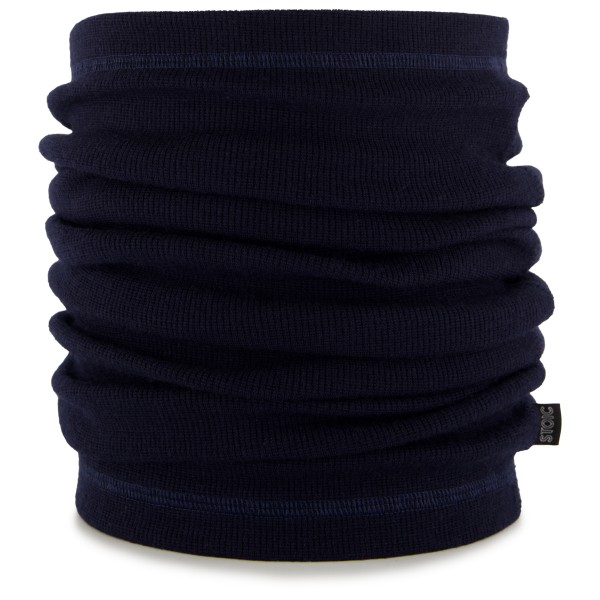Stoic MerinoRib MMXX.Midsund Neckwarmer Halsdoek Zwart
