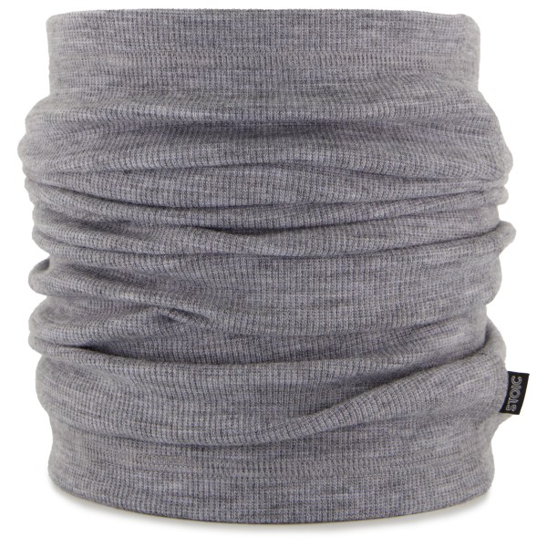 Stoic MerinoRib MMXX.Midsund Neckwarmer Halsdoek Grijs