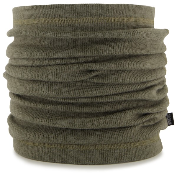 Stoic MerinoRib MMXX.Midsund Neckwarmer Halsdoek Olijfgroen