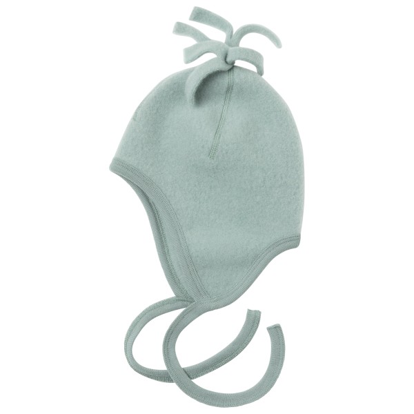 Engel Baby Mütze Wollfleece Muts Bergblau Melange