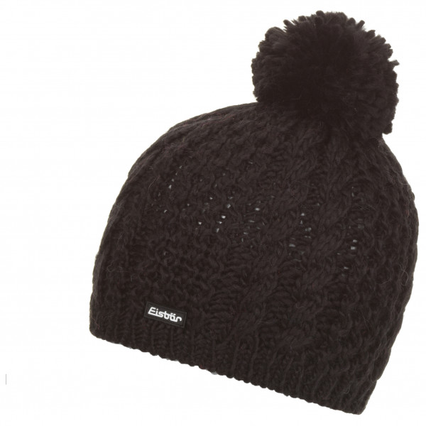 Image of Eisbär - Afra Pompon Mütze Gr One Size schwarz
