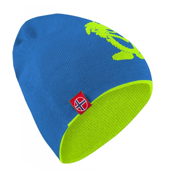 Trollkids - Kid's Troll Beanie Long - Mütze Gr 52-56 cm - 6-12 Years blau