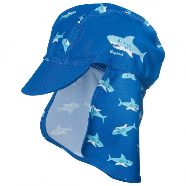 Image of Playshoes - Kid"s UV-Schutz Mütze Hai - Cap Gr 51 cm blau'