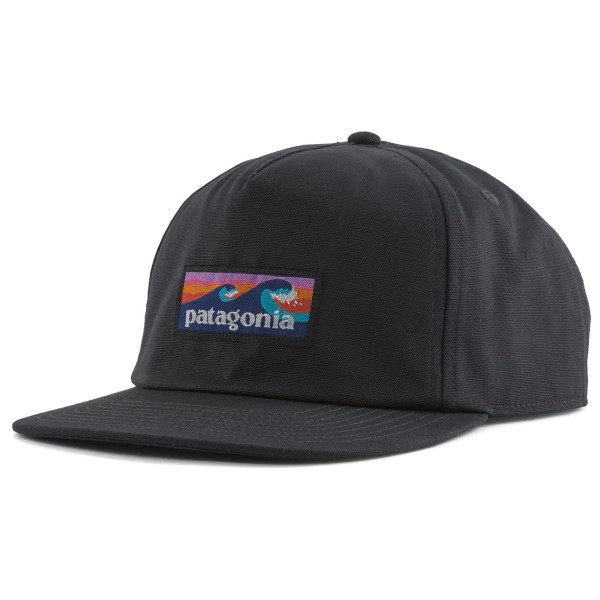 Patagonia Boardshort Label Funfarer Cap Pet Zwart