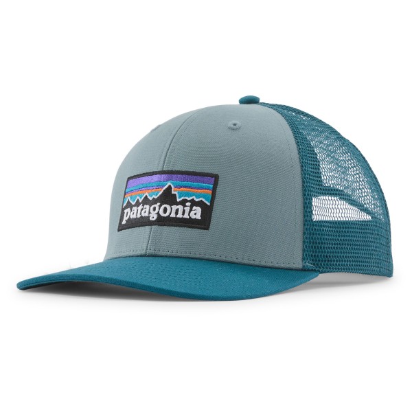 Patagonia P-6 Logo Trucker Hat Pet turkoois Turquoise