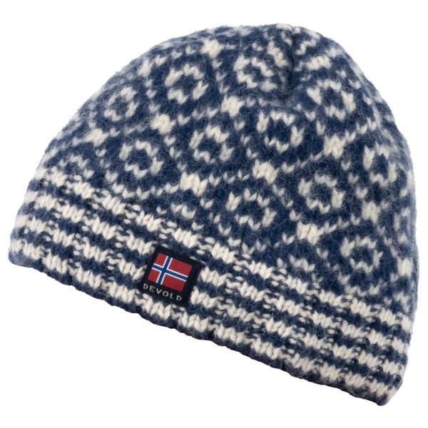 Image of Devold - Svalbard Beanie - Mütze Gr 58 cm grau/blau