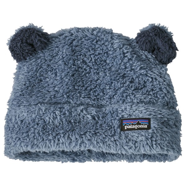 Image of Patagonia - Baby"s Furry Friends Hat - Mütze Gr 0-3 Months blau/grau'