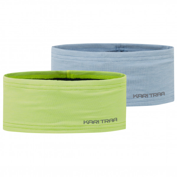Image of Kari Traa - Women's Nora S Headband 2-Pack - Stirnband Gr One Size grau/rosa;grün;oliv/rosa;schwarz bei Bergfreunde.ch - der Outdoor Shop