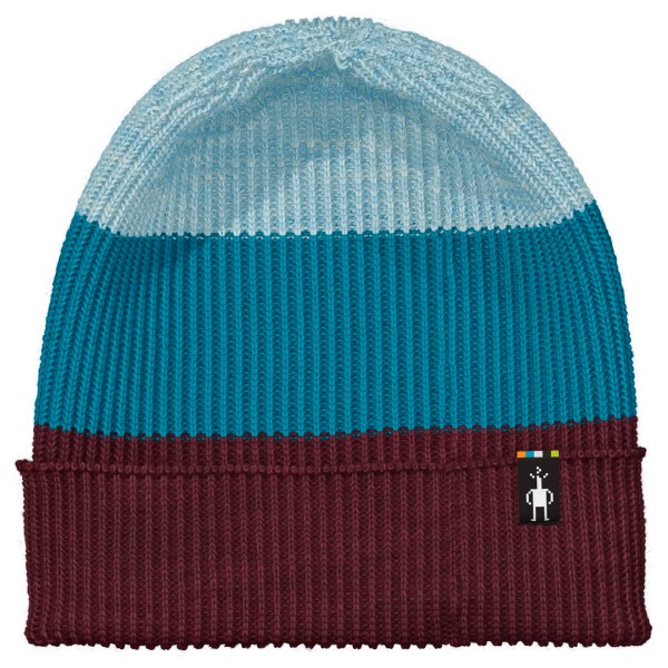 Image of Smartwool - Cantar Colorblock Beanie - Mütze Gr One Size türkis