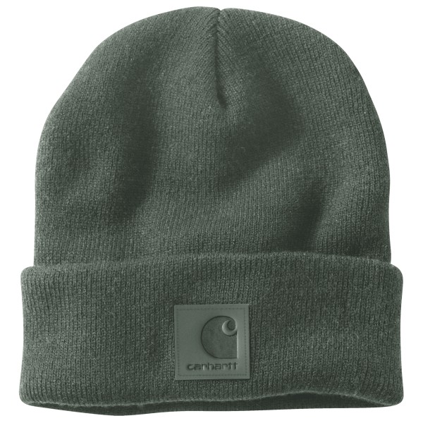 Carhartt Label Watch Hat Muts Olijfgroen