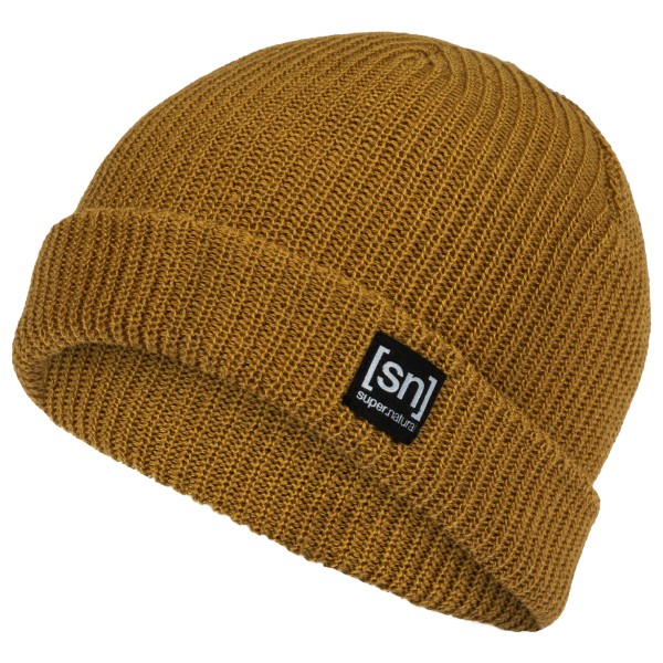 Image of super.natural - Merino Basic Beanie - Mütze Gr One Size braun