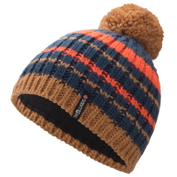 Image of Trollkids - Kid"s Hafjell Bobble Cap - Mütze Gr 48-52cm - 2-5 Years braun'