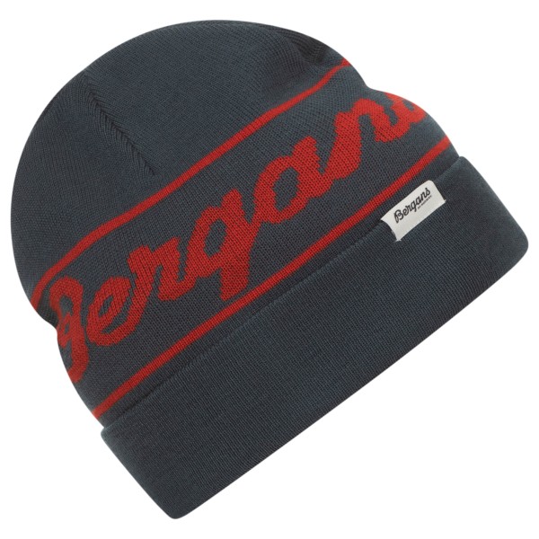 Image of Bergans - Bergans Logo Beanie - Mütze Gr One Size blau;oliv bei Bergfreunde.ch - der Outdoor Shop