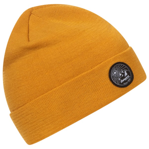 Image of Bergans - Fine Knit V2 Beanie - Mütze Gr One Size braun;grau;orange bei Bergfreunde.ch - der Outdoor Shop