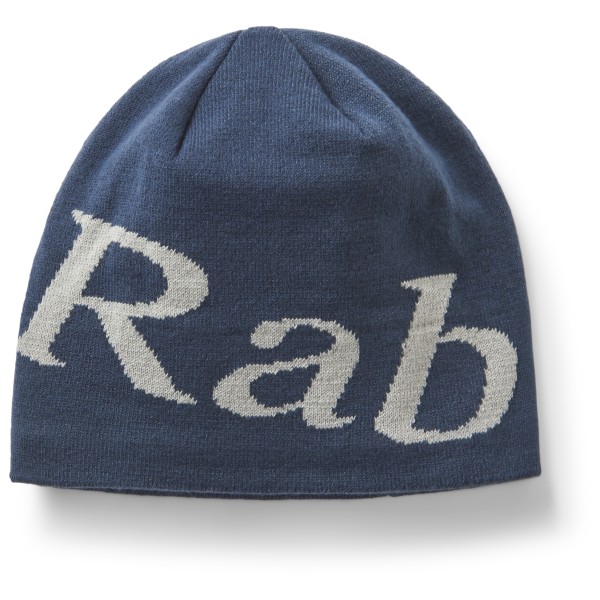 Rab Logo Beanie Muts Blauw