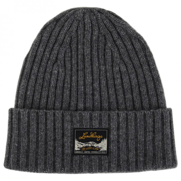 Image of Lundhags - Knak Wool Beanie - Mütze Gr One Size grau/schwarz