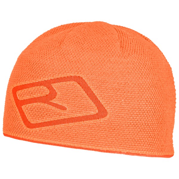 Ortovox Merino Logo Knit Beanie Muts cm Oranje