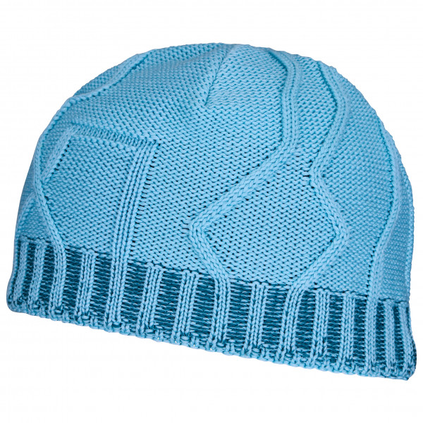 Ortovox Merino Tangram Knit Beanie Muts cm Blauw