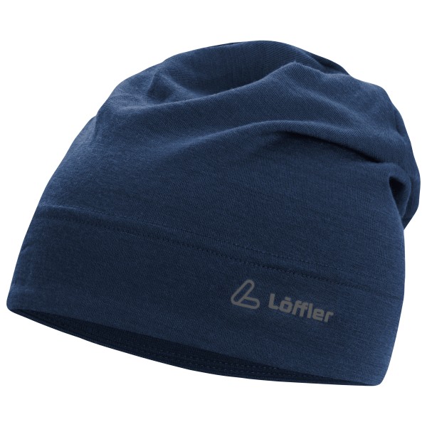 Image of Löffler - Artista Merino Beanie - Mütze Gr One Size blau