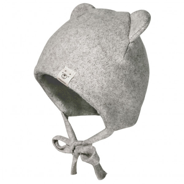 Image of maximo - Baby-Mütze mit Öhrchen - Mütze Gr 37 cm grau