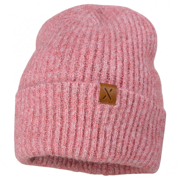 Image of maximo - Girl"s Mütze mit Umschlag gerippt - Mütze Gr 51 cm rosa'