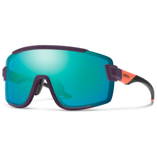 Smith Wildcat Mirror S2 (VLT 30%) + S0 (VLT 89%) Fahrradbrille (türkis)