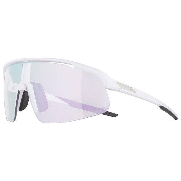 Alpina Turbo Pro S V Photochromic S1-3 Fahrradbrille (weiß)