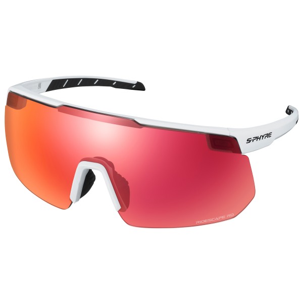 Fahrradbrille Shimano S-Phyre 2 Road S2 (VLT 21%) + S0 (VLT 82%) (rot)