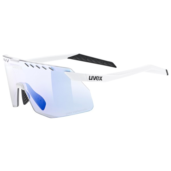 Fahrradbrille Uvex Pace Stage Small V Photochromic S1-3 (VLT 16-69%) (weiß)