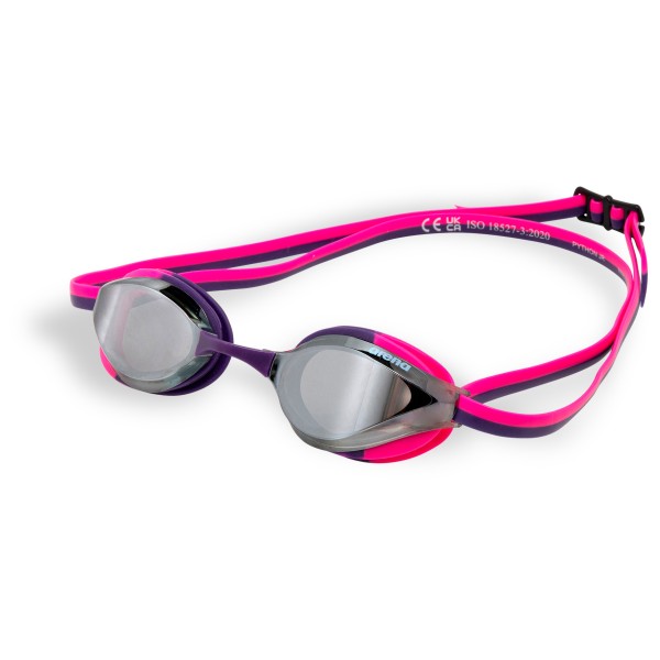 Arena Python Mirror Schwimmbrille Kids (grau/lila)