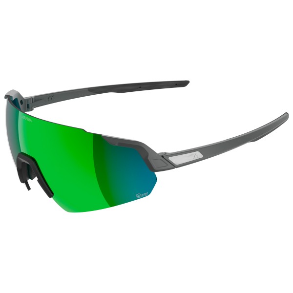Fahrradbrille Alpina Turbo Air Q-Lite Mirror S2 + Q-Lite Pink S1 (grün)