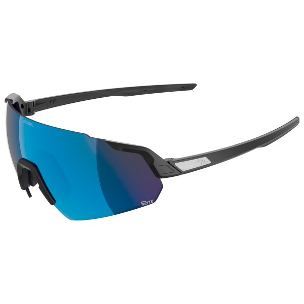 Alpina Turbo Air Q-Lite Mirror S3 + Q-Lite Pink S1 Fahrradbrille (blau)