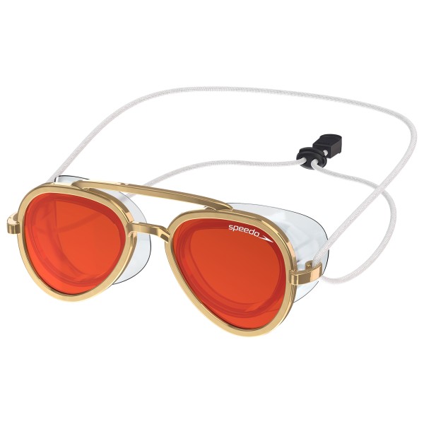Speedo Sunny G Mariner Mirrored Zwembril crimson Goud