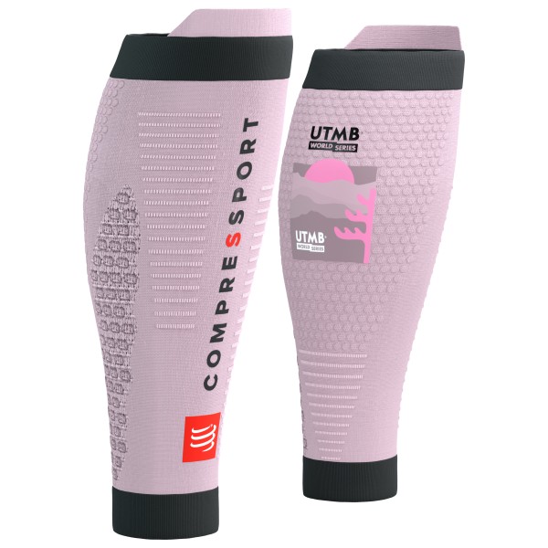 Compressport - R2 3.0 360° Print UTMB 2025 - Beinlinge  T3 - EU 42-44 lila