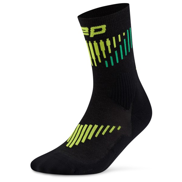 CEP Core Run Merino Mid Cut 3.0 Compressiesokken Zwart