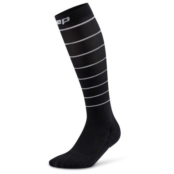 CEP Pro Run Reflective Tall 20 Kompressionssocken Herren (Gr III |schwarz)