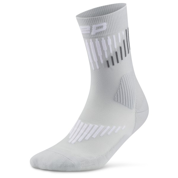 CEP Women’s Core Run Merino Mid Cut 3.0 Compressiesokken Grijs