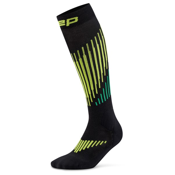 CEP - Women's Core Run Merino Tall 3.0 - Kompressionssocken  II schwarz