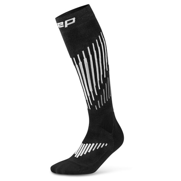 CEP Women’s Core Run Merino Tall 3.0 Compressiesokken Zwart