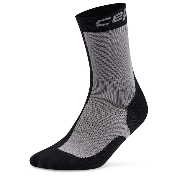 CEP Run Edition Half&Half Mid Cut 50 Laufsocken Damen (Gr II |grau)