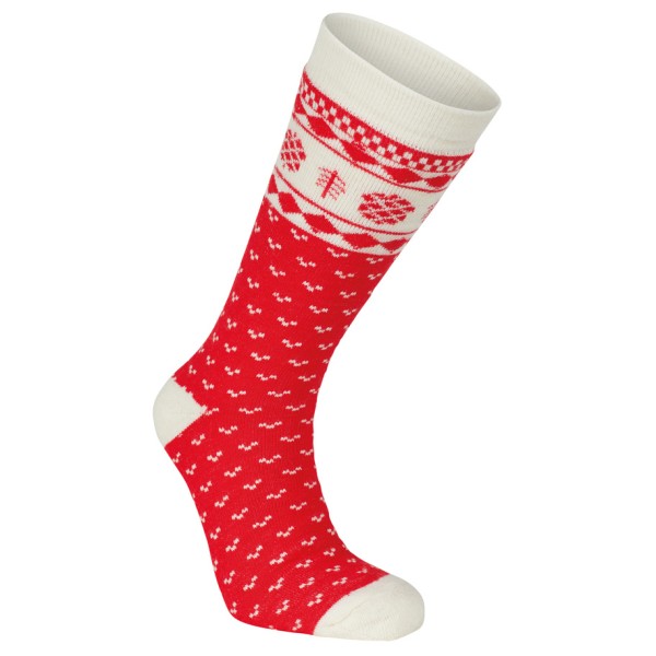 Ivanhoe of Sweden Wool Sock Folklore Merinosokken Rood