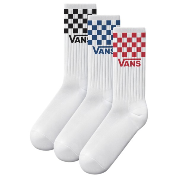 Vans Classic Check Crew Multifunktionssocken (Gr 14-17 |weiß/grau)