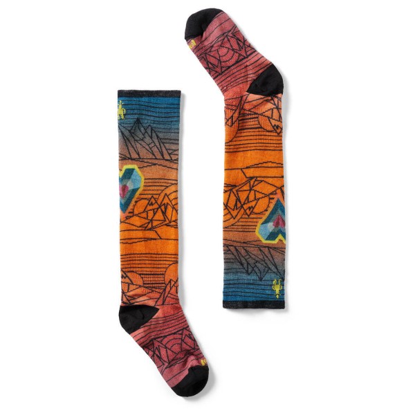 Smartwool - Junior's Ski Zero Cushion Geo Peaks Print - Multifunktionssocken Uni