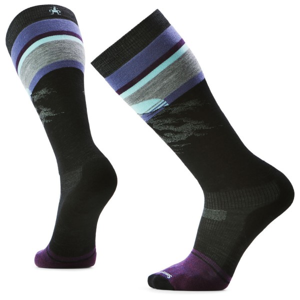 Smartwool - Snowboard Targeted Cushion Mountain Sunrise Socks - Skisocken Gr 42-45 schwarz