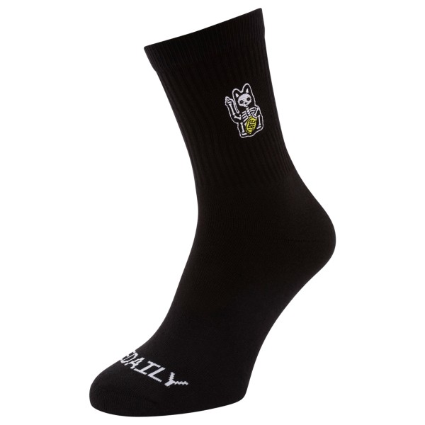 Iriedaily Hallow Cat Socks Multifunctionele sokken Zwart