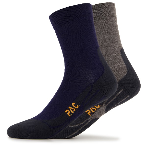 P.A.C. Merino Wandersocken Wandersocken (Gr 43-46 |blau)